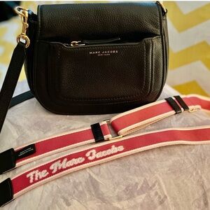 Marc Jacobs Black Crossbody Bag with Adjustable Straps